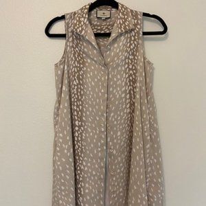 Tuckernuck Antelope “Charlie” Shirt Dress Stretch Cotton XXS Women’s